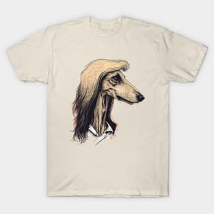 Greyhound With Mullet T-Shirt